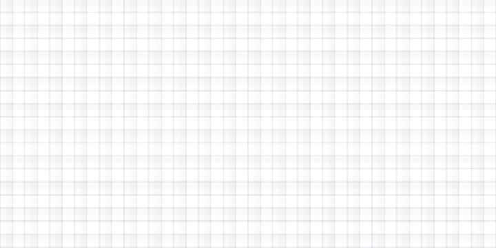 White and gray grid pattern background. Clean simple square mesh texture for technical, engineering, or school notebook design. Seamless architectural graph paper.