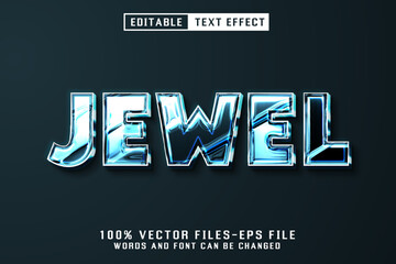 Jewel Editable Text Effect