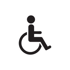 Accessible wheelchair symbol for disability access and inclusion