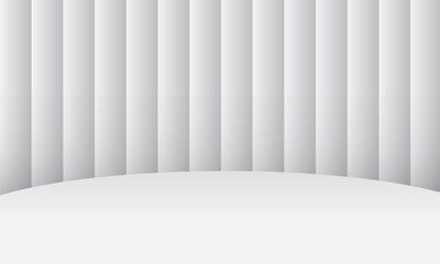 white silver gray 3d blank space stage abstract background