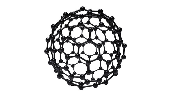 Buckminsterfullerene molecule, isolated