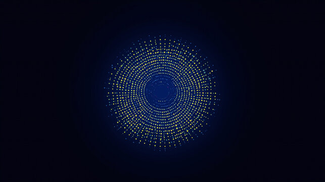 Abstract Blue burst fireworks, fireworks burst sparkling at New year  - Powered by Adobe