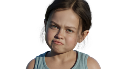 Girl with Contemptuous Expression