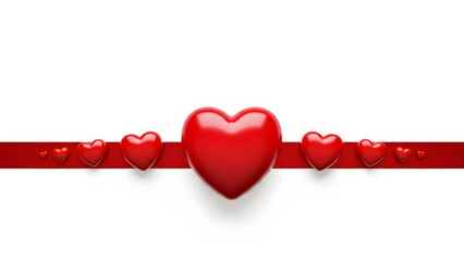 red ribbon heart