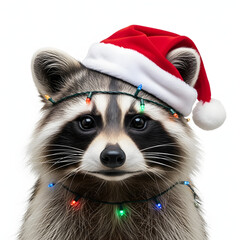 chihuahua in santa hat