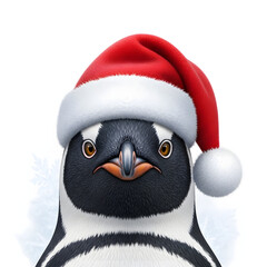 penguin santa claus