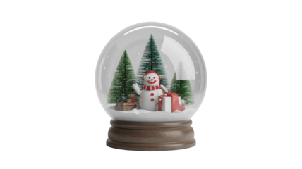 Snow Globe with Snowman