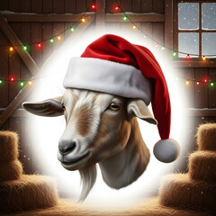 vector illustration of a christmas reindeer