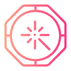 Obraz premium laser gradient icon
