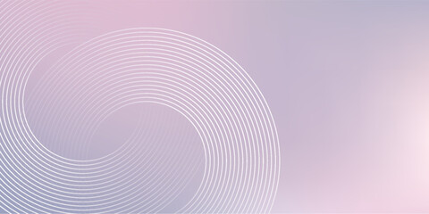 Abstract blue purple modern background with glowing line circle elements. Futuristic technology concept. Vector ilustration