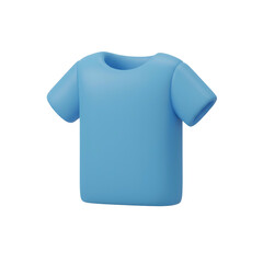 Light Blue Short Sleeve T Shirt.