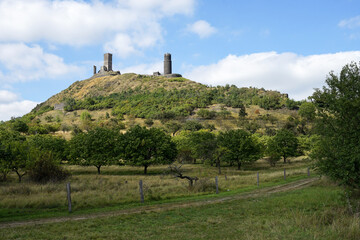 Historic castle Hazmburk, popular landmark in the Czech Republic