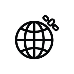 Obraz premium Global Satellite Network