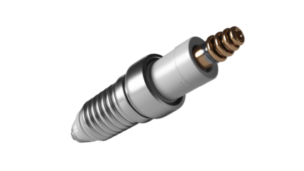 Dental Implant on Transparent Background