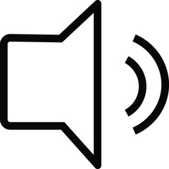 Speaker On Icon icon vector illustration symbolizing business success and growth direction with a target shape for leadership web design