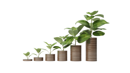 Growing Money: Investment Growth Concept