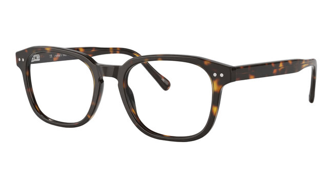 Tortoiseshell Eyeglasses Isolated