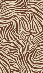 seamless zebra skin vector texture