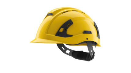 Yellow Hard Hat Isolated
