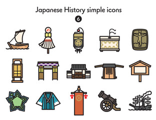 シンプルアイコン集 日本史6 © Armadilloz