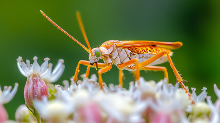 A beautiful floral scene featuring colorful and delicate flowers in a natural setting