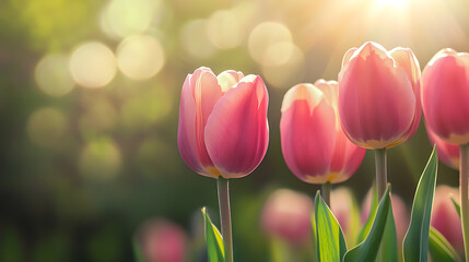 A beautiful floral scene featuring colorful and delicate flowers in a natural setting