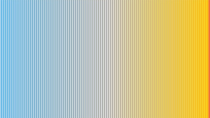 Cool Blue to Warm Yellow Ombre Gradient with Vertical 3D Ribbed Lines Texture