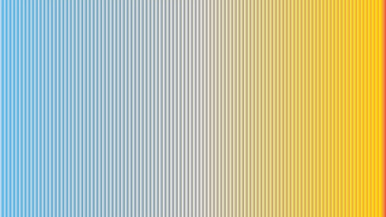 Cool Blue to Warm Yellow Ombre Gradient with Vertical 3D Ribbed Lines Texture