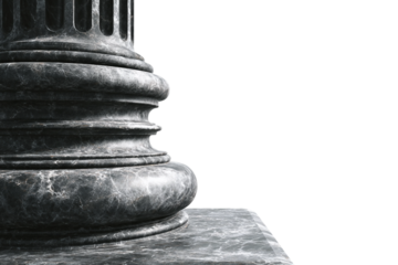 Court lines layout for professional sports arenas isolated on transparent background