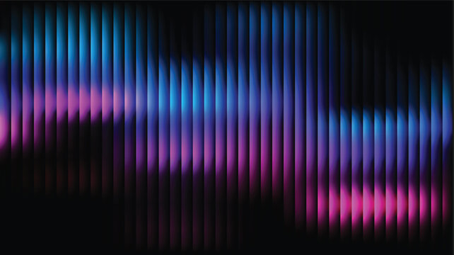 Sound wave pattern with colorful gradient