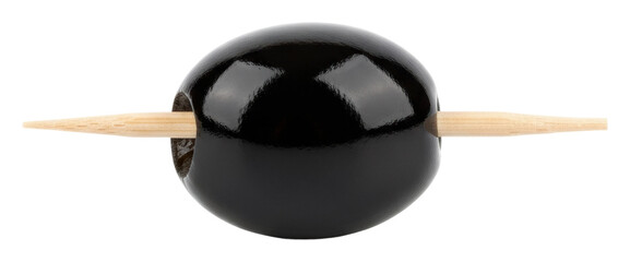 Making delicious skewers with black olives kitchen food home culinary isolated on transparent background