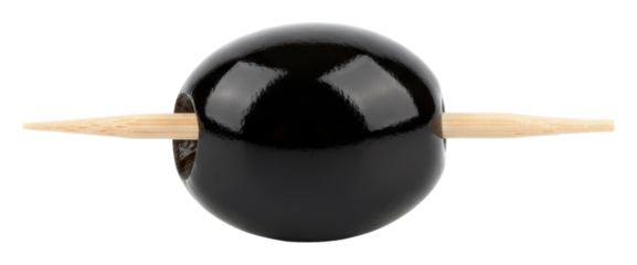 Making delicious skewers with black olives kitchen food home culinary isolated on transparent background