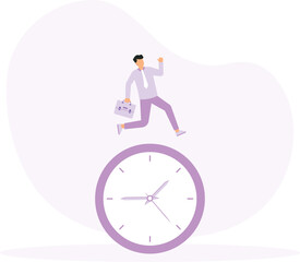 success in work strategy,business deadline or working time efficiency concept
