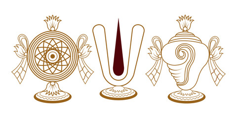 Shanku Chakra Namam is a powerful Hindu symbol 
