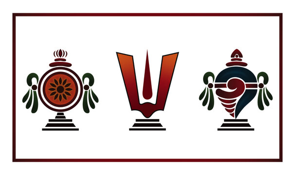  The Shanku Chakra Namam is a powerful Hindu symbol 