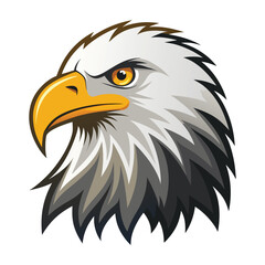 Eagle Head Mascot Illustration