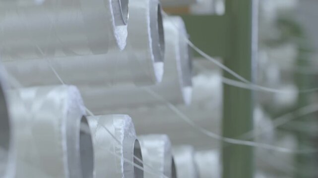 Industrial Nylon Production Line with Coils on Manufacturing Machine