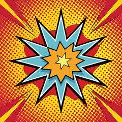 Pop Art Blast Burst