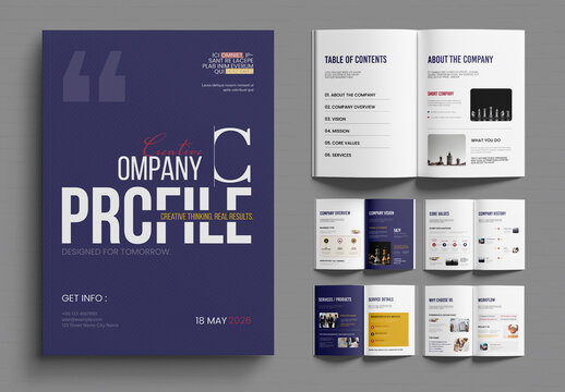 Company Profile Design for Business & Startup