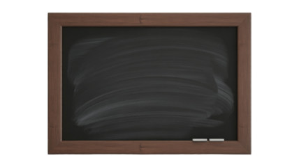 Chalkboard with Chalk Isolated