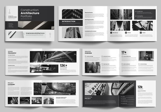 Construction Architecture portfolio Template