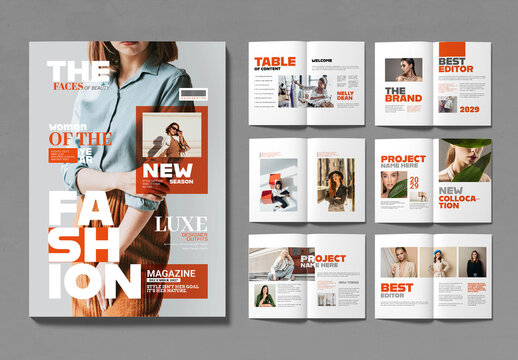 Fashion Magazine Layout