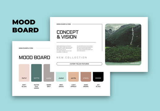 Minimal Mood Board Layout