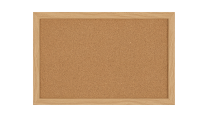 Cork Board with Wood Frame