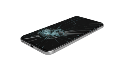 Cracked Smartphone Screen