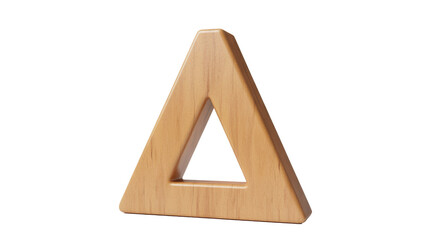 Wooden Triangle Shape