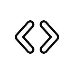 Obraz premium Coding Brackets Icon