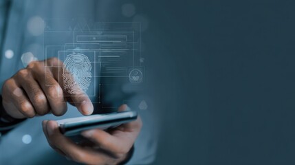 Notary agent using digital tools to verify identity and authenticate documents showcasing efficient and secure mobile service options.