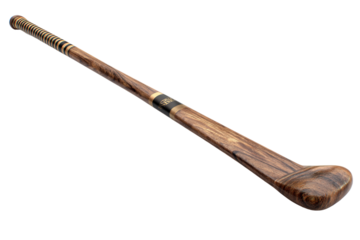 Official hurling stick isolated on transparent background