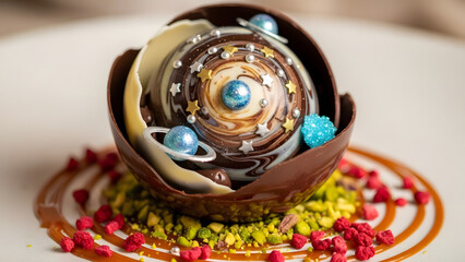 elegant chocolate decoration for special occasions